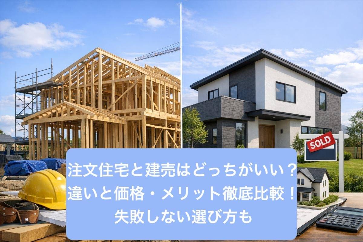 注文住宅と建売はどっちがいい?違いと価格・メリット徹底比較!失敗しない選び方も | | 注文住宅を建てるなら尼崎市の工務店 株式会社Komasu工房