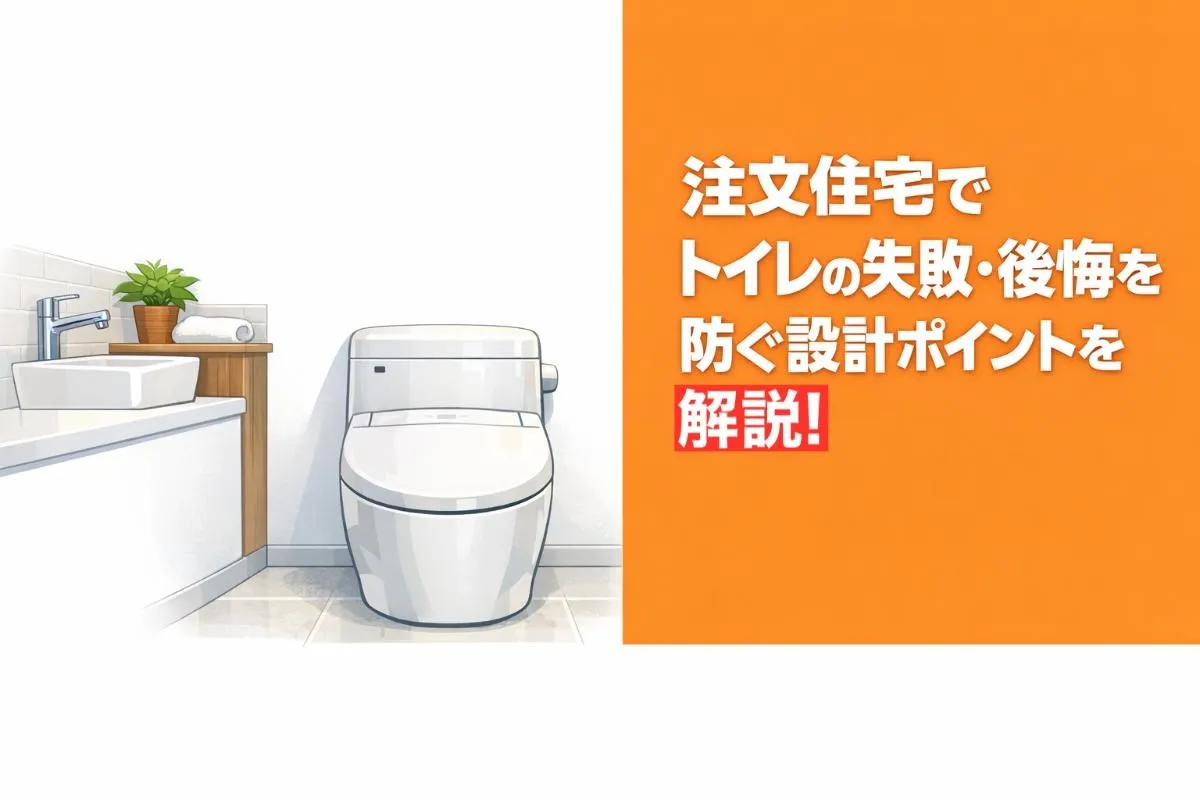 注文住宅でトイレの失敗・後悔を防ぐ設計ポイントを解説！