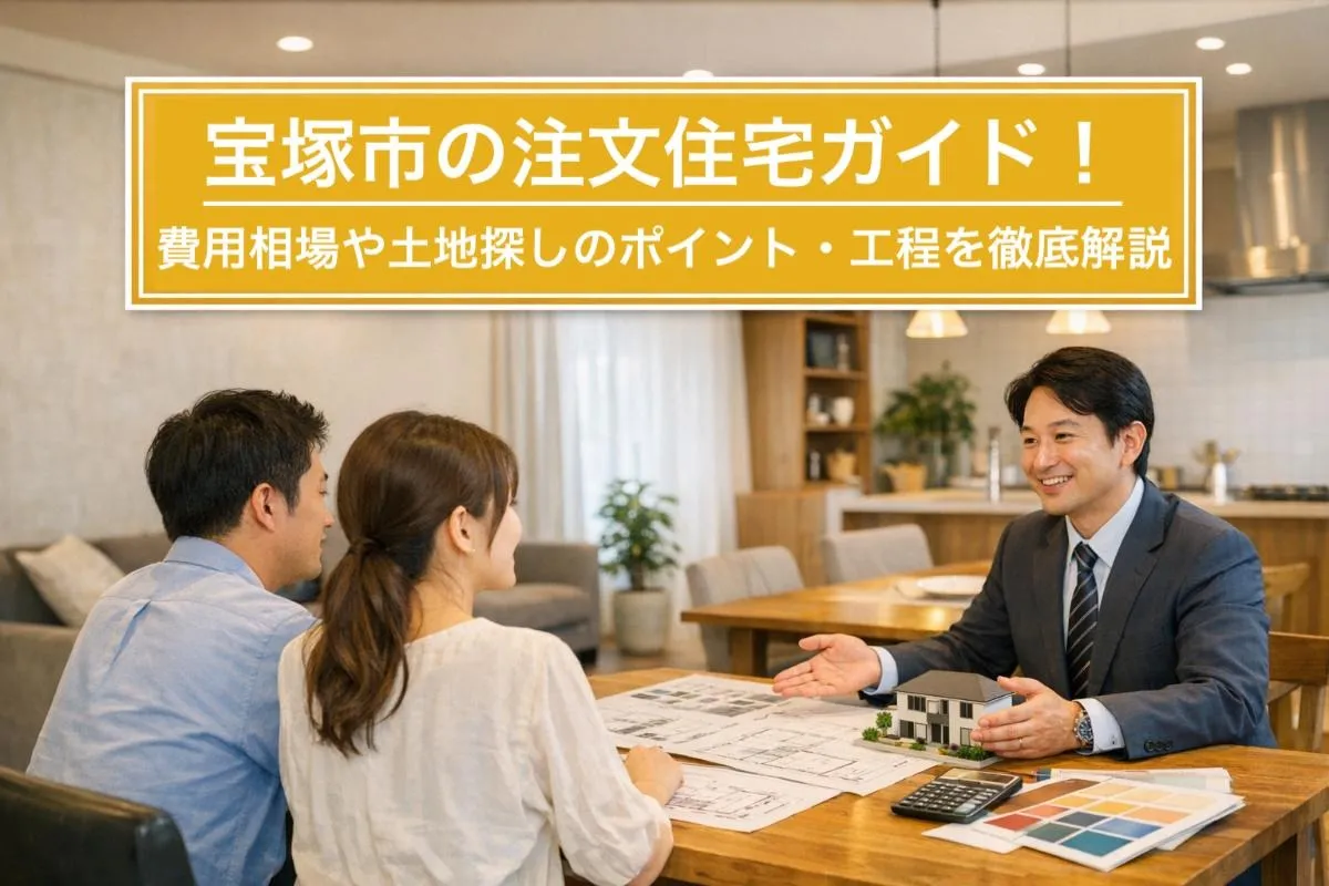 宝塚市の注文住宅ガイド！費用相場や土地探しのポイント・工程を徹底解説