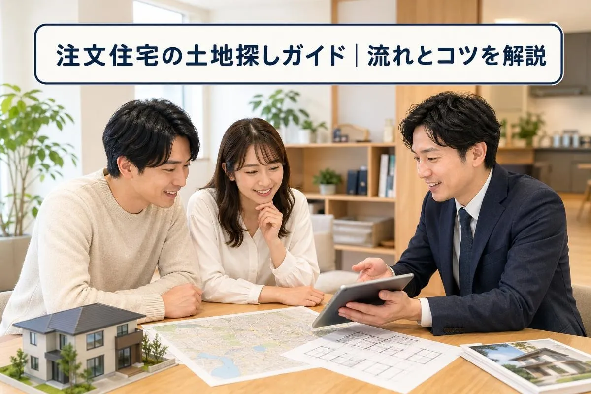 注文住宅の土地探しガイド｜流れとコツを解説