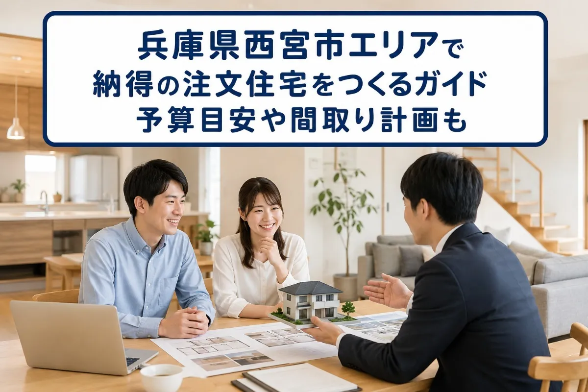 兵庫県西宮市エリアで納得の注文住宅をつくるガイド｜予算目安や間取り計画も